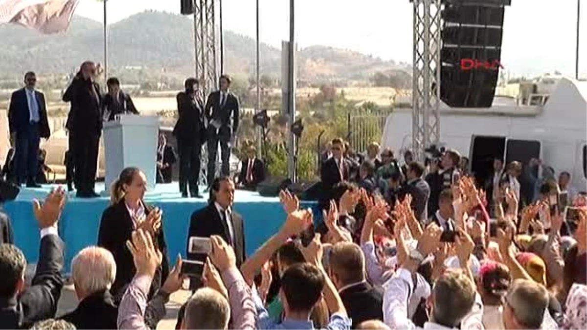 Antalya Erdoğan ve Davutoğlu Birlikte Sahneye Çıktı