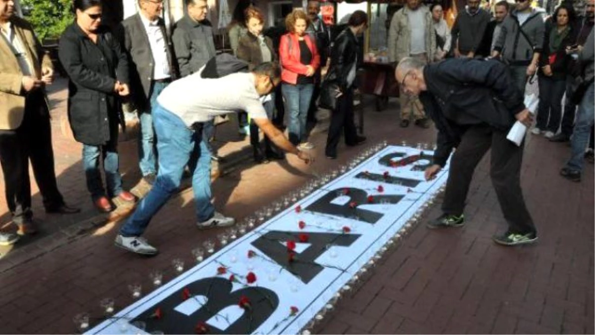 Bartın\'da, Ankara Katliamında Ölenler Mum Yakılarak Anıldı