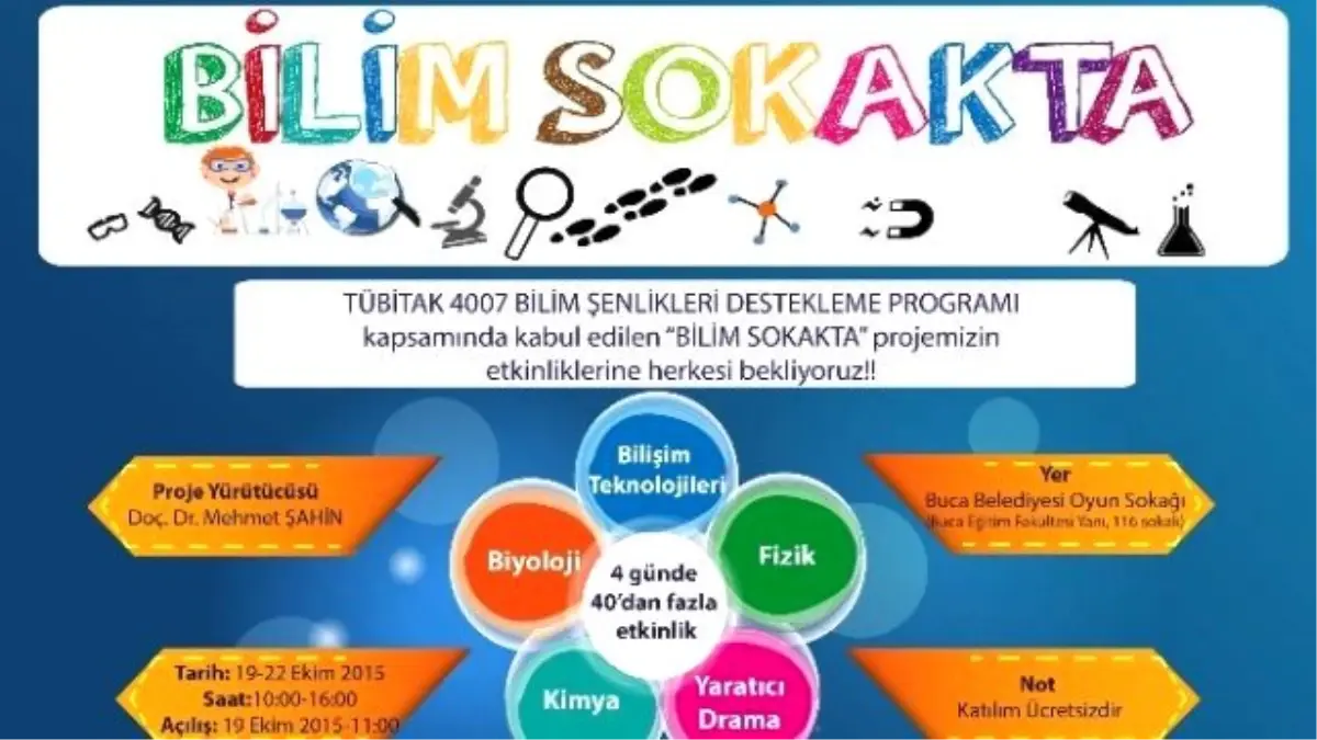 Buca\'da Bilim Sokaklara Taşıyor