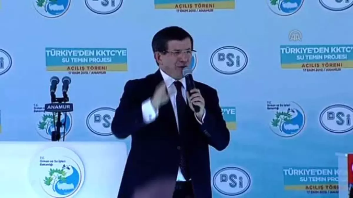 Davutoğlu: "Kıbrıs\'ta Çözüm Fikrine Kararlılık ve Samimiyetle Bağlı Olduğumuzu Bir Kez Daha Ortaya...