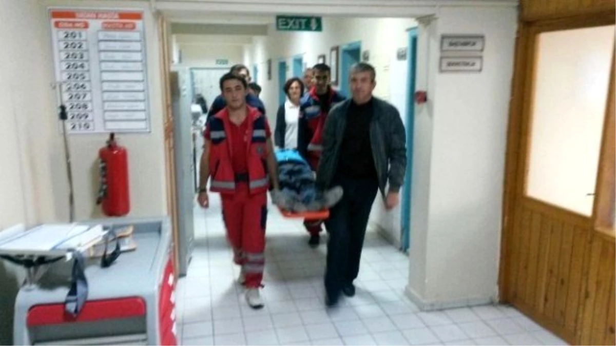 Lapseki Devlet Hastanesinde Yangın Tatbikatı