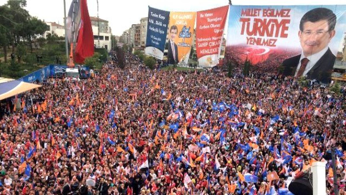 Başbakan Ahmet Davutoğlu\'nun Gebze Mitingi (2)