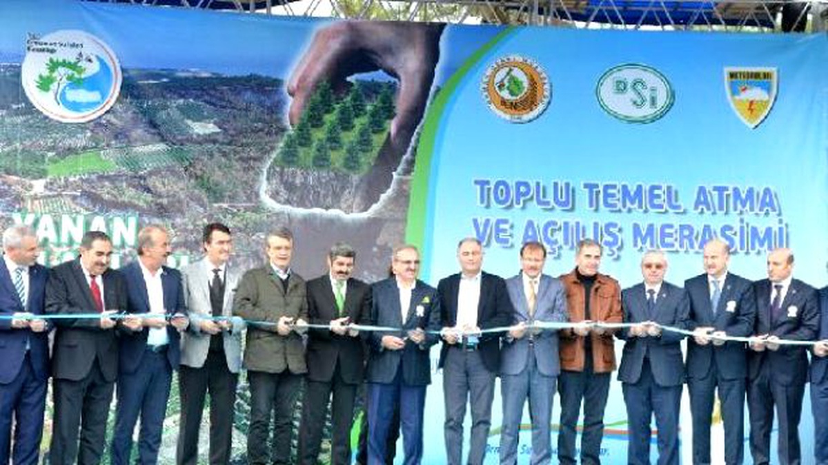 Bursa\'da Yanan Ormanlık Alana 110 Bin Fidan Dikiliyor