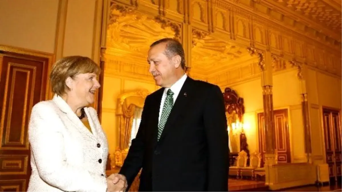 Cumhurbaşkanı Erdoğan Merkel\'le Bir Araya Geldi