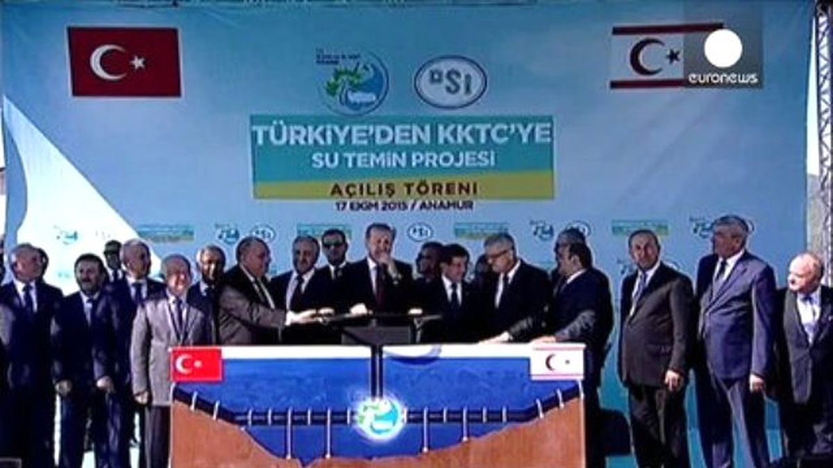KKTC Su Temin Projesi\'nde Vanalar Açıldı