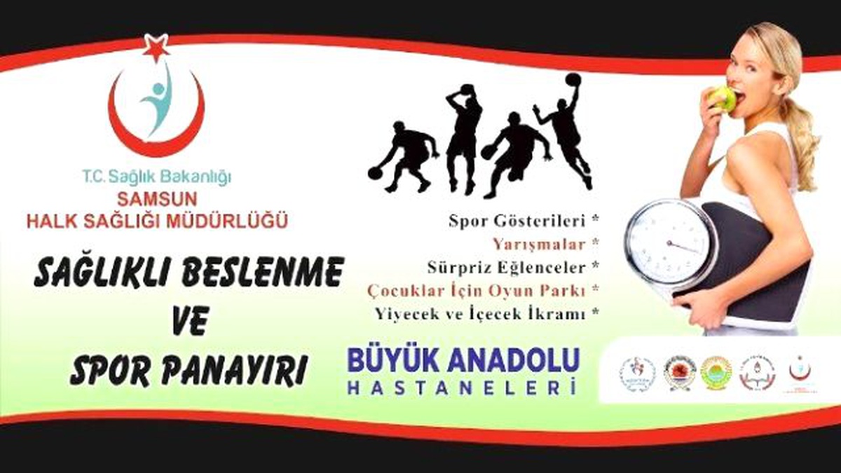 Samsun\'da "Sağlıklı Beslenme ve Spor Panayırı" Düzenlenecek