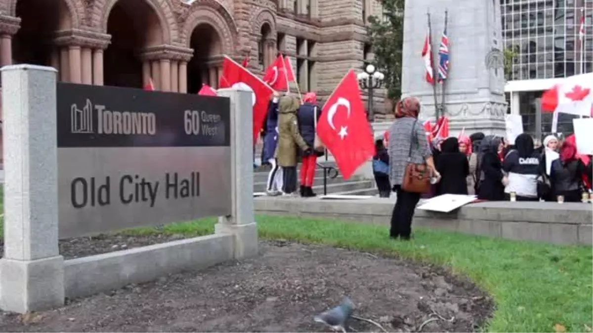 Terör Örgütü PKK, Toronto\'da Protesto Edildi