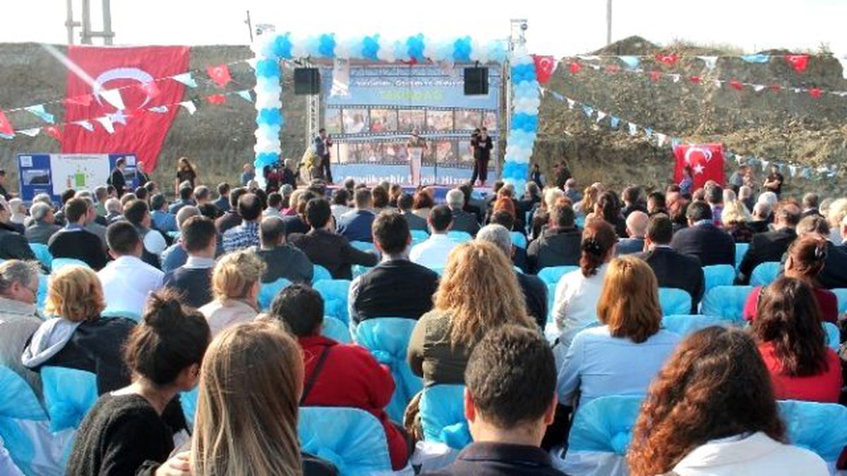 Batı Atıksu Arıtma Tesisi\'nin Temeli Atıldı