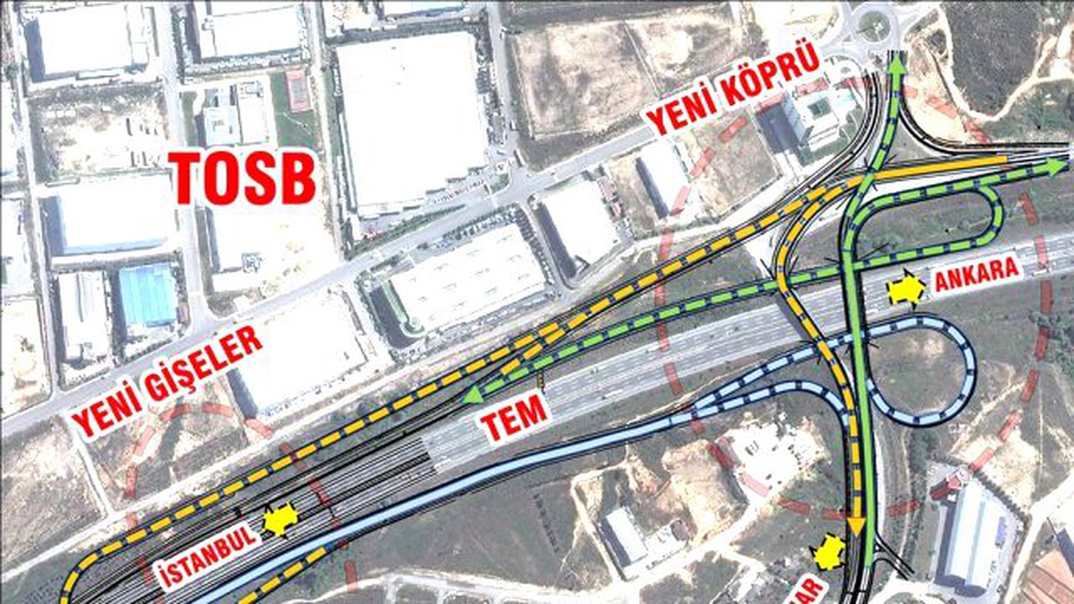 Çayırova Osb Köprülü Kavşağı İçin Kollar Sıvanıyor