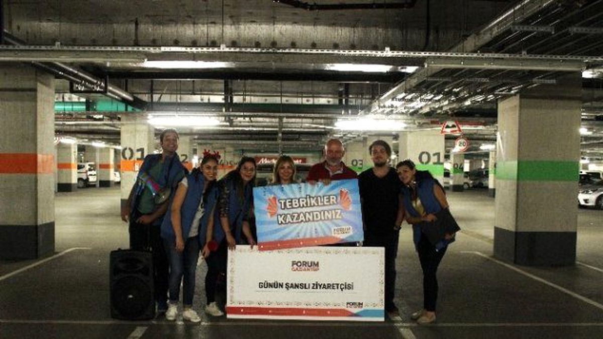Forum Gaziantep Otoparkında Şaşırtan Mutluluk