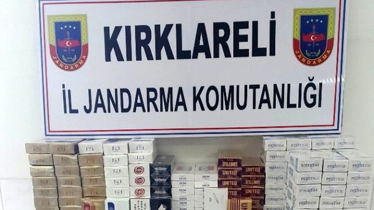 Jandarmadan Kaçak Sigara Operasyonu
