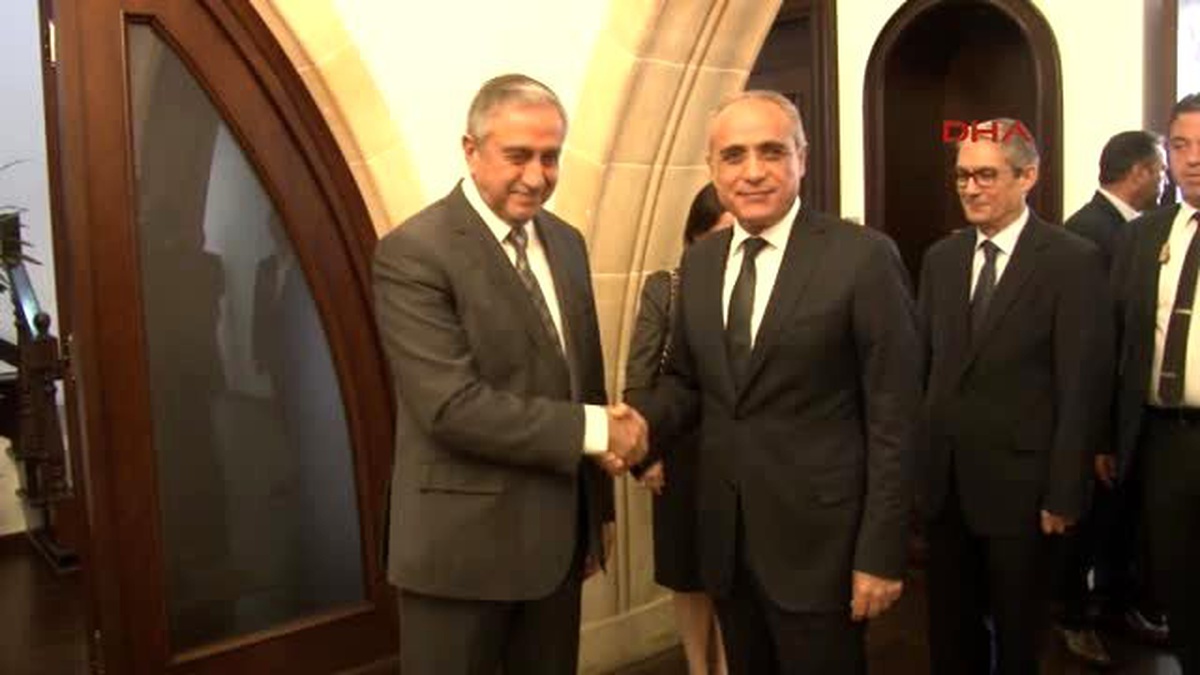 KKTC Cumhurbaşkanı Akıncı Türkiye Kültür ve Turizm Bakanı Topçu?yu Kabul Etti