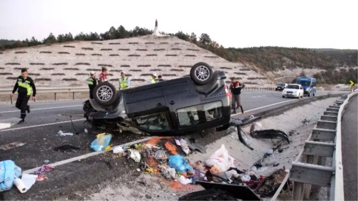 Kütahya\'da Trafik Kazası: 1 Ölü, 5 Yaralı