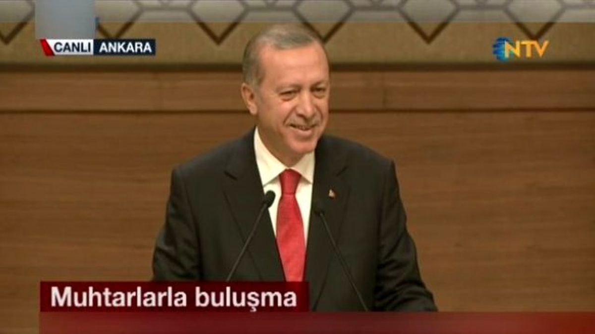 Muhtarın Sözleri Erdoğan'a Kahkaha Attırdı