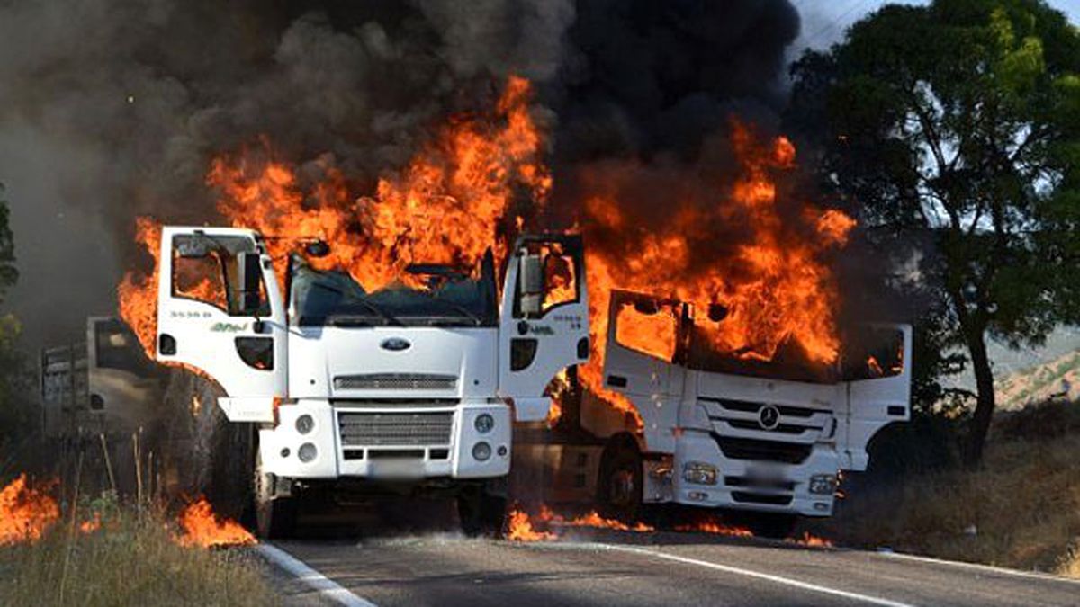 Teröristlerin Yeni Hedefi Zeytinyağı Kamyonları