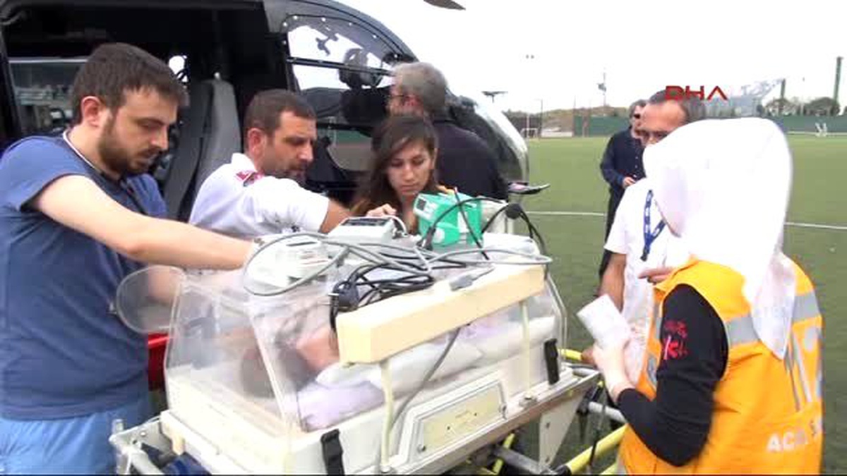 Zonguldak - 9 Günlük Bebek Ambulans Helikopterle Sevk Edildi