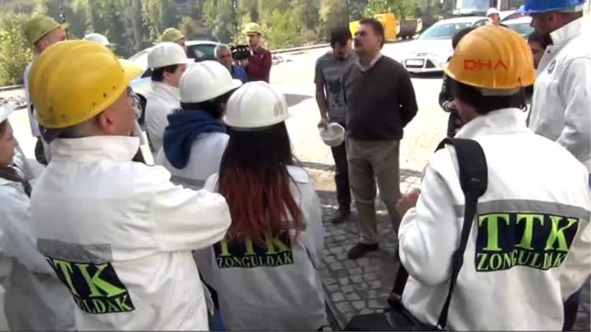 Zonguldak Yabancı Öğrenciler Maden Ocağına Girdi