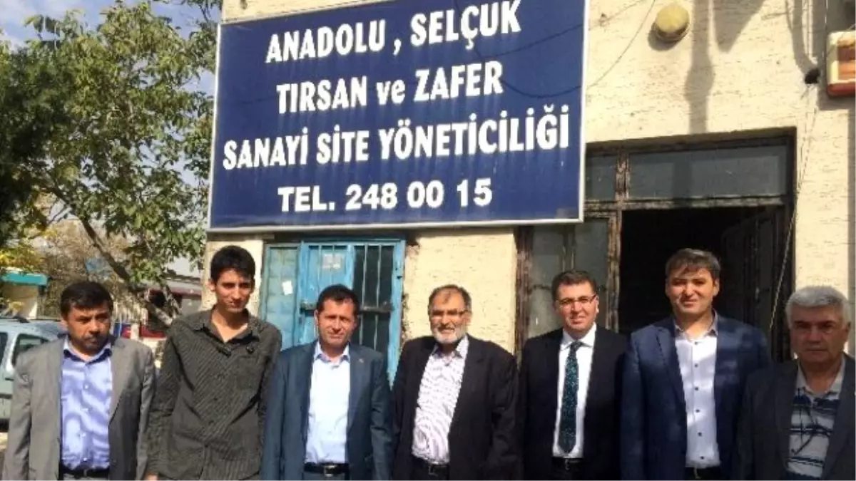 Altunyaldız, Sanayi Sitesini Ziyaret Etti