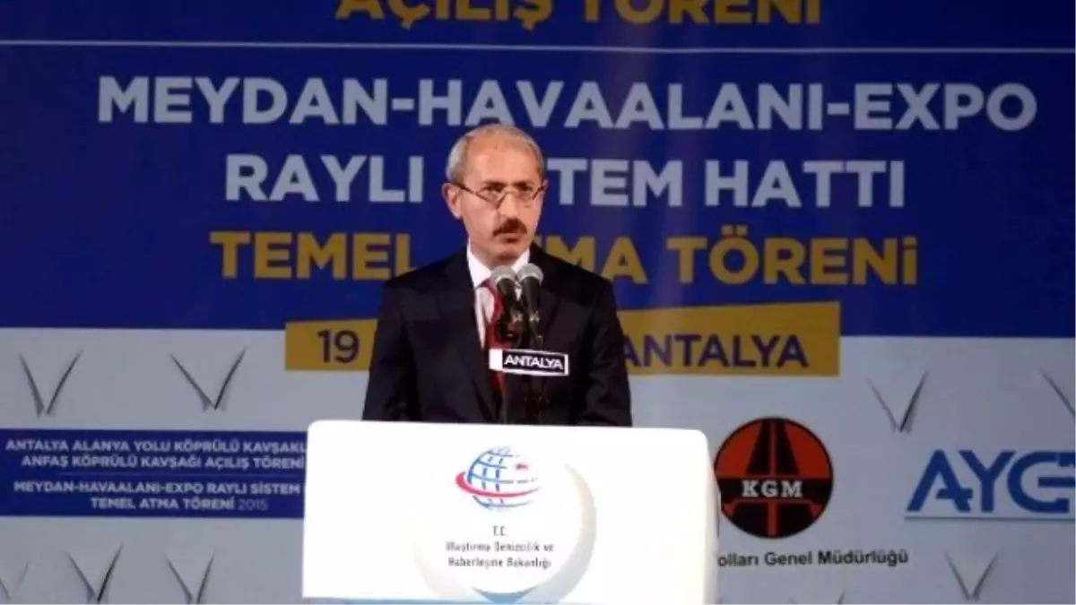 Bakan Feridun Bilgin: Kütahya Yht\'nin Etüt Projesi Önümüzdeki Yıl Bitecek