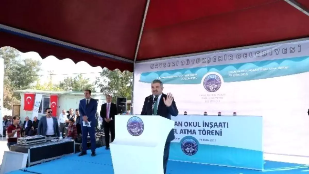 Cırgalan\'da Okul Temeli Atıldı