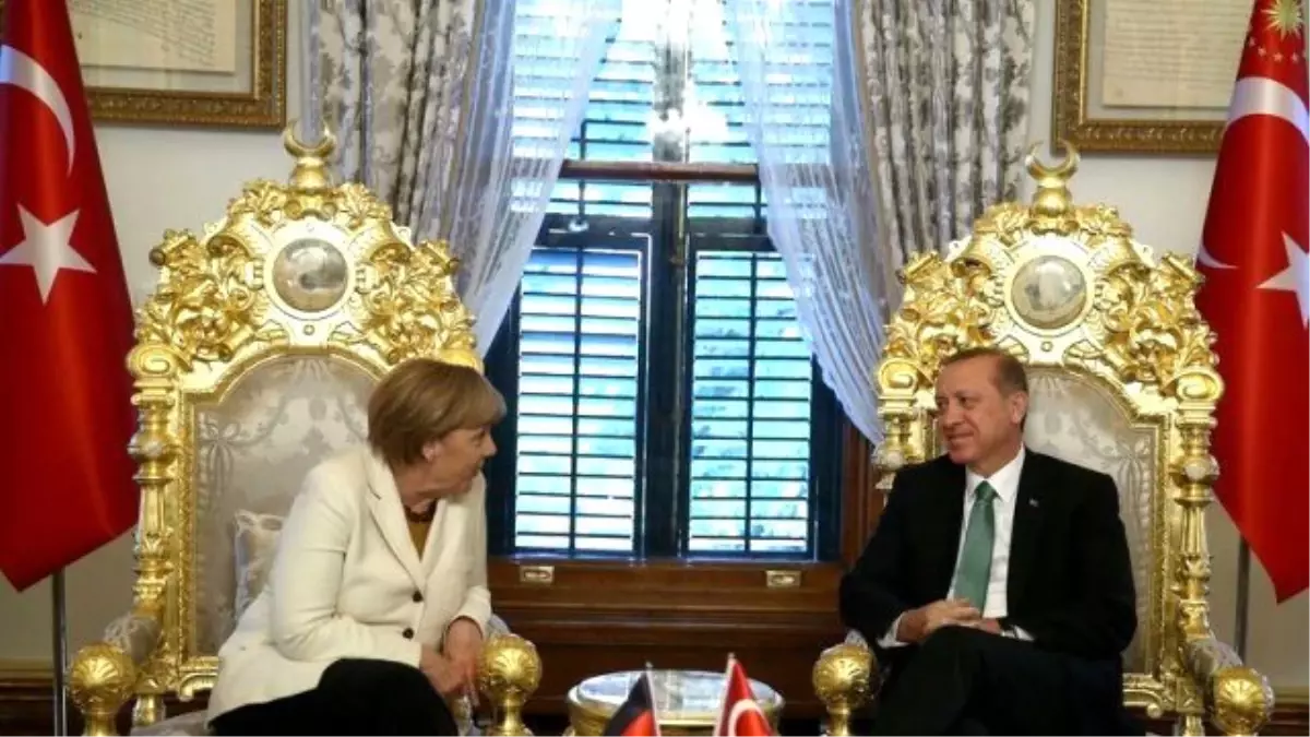 İşte Erdoğan ve Merkel'in Oturduğu Tartışma Yaratan Koltukların Sırrı