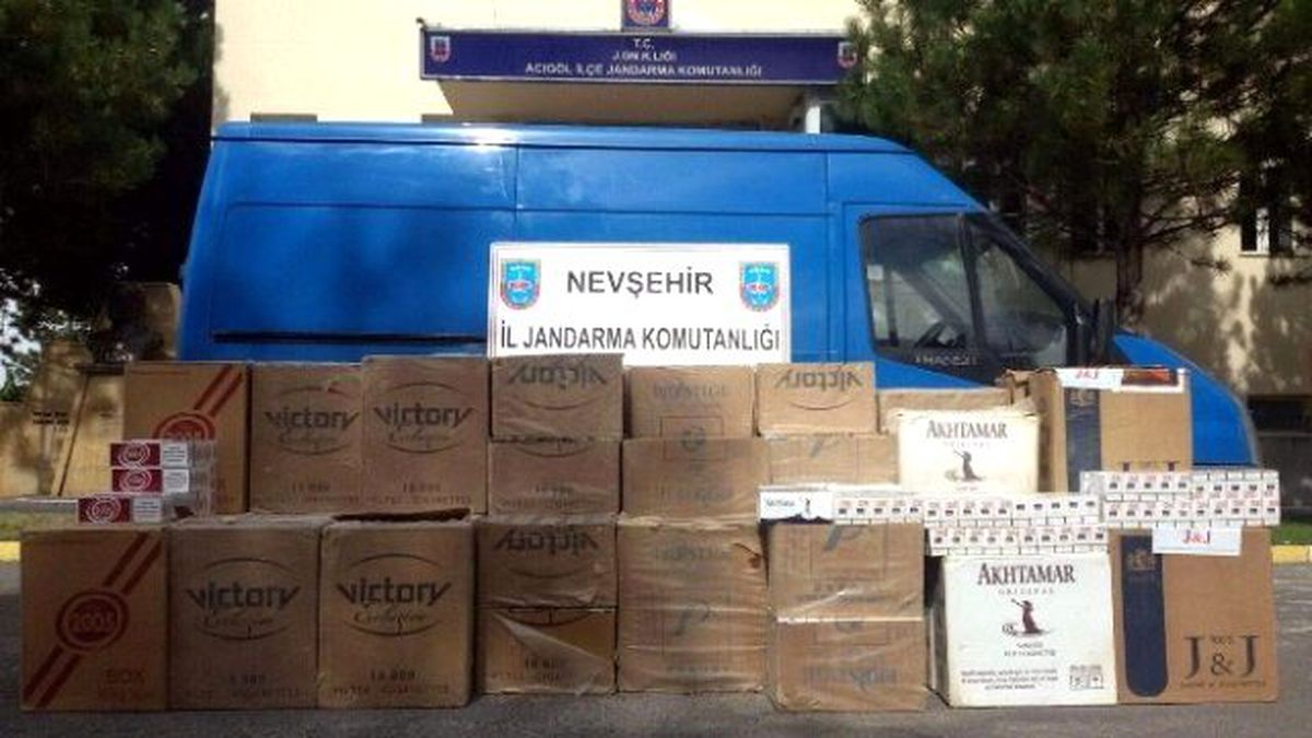 Nevşehir\'de 36 Bin 546 Paket Bandrolsüz Sigara Ele Geçirildi