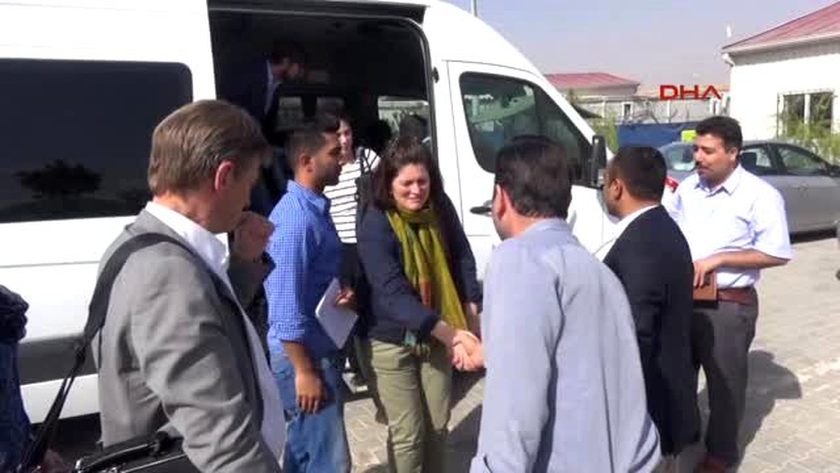 Nizip Alman Heyetten Suriyelilere Ziyaret