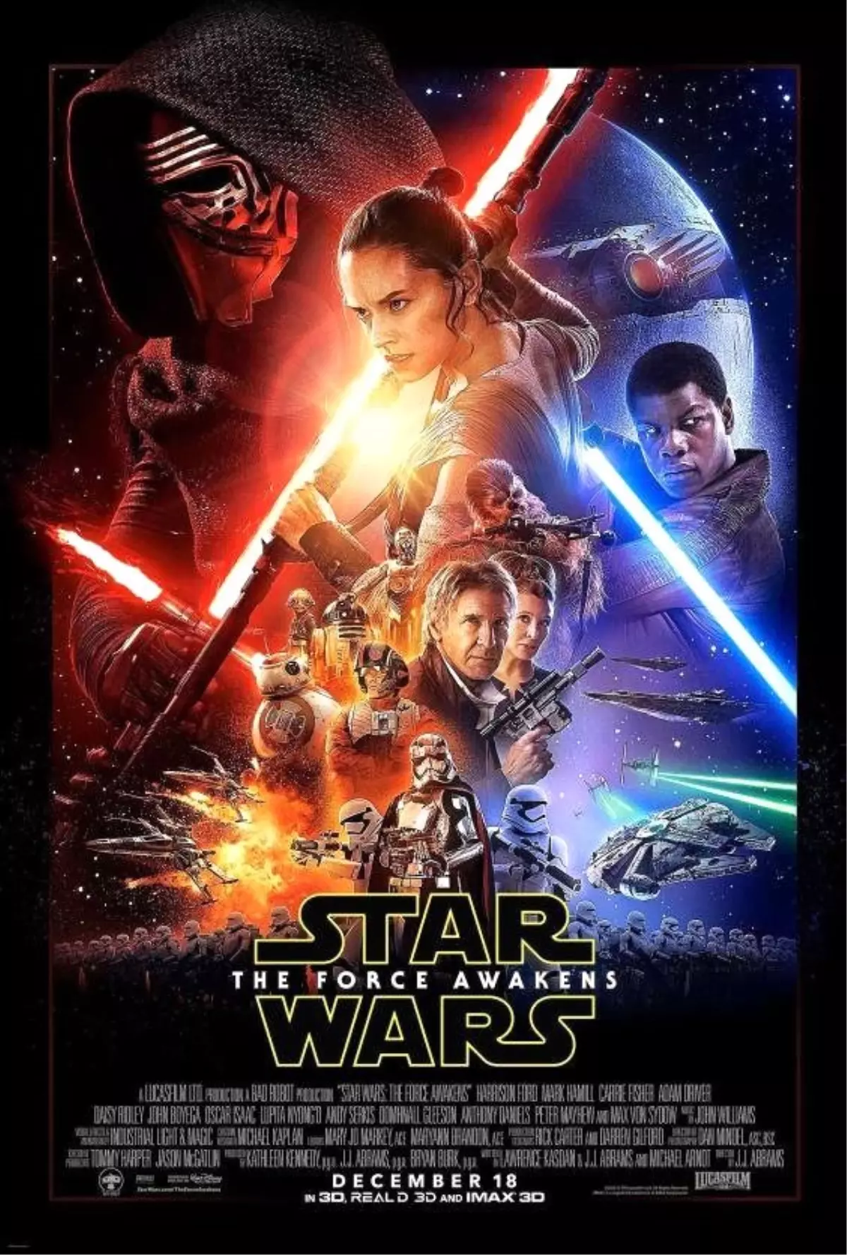 Star Wars: The Force Awakens İlk Afiş!