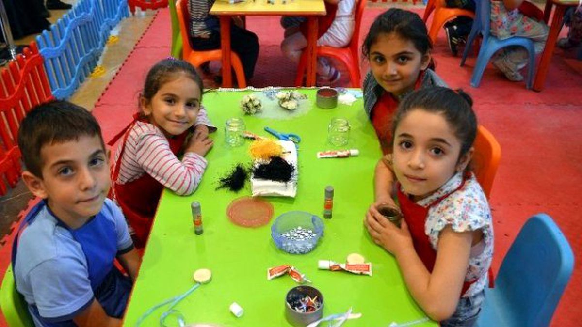 Pıazza\'da, Çocuklar Yeteneklerini Konuşturdu