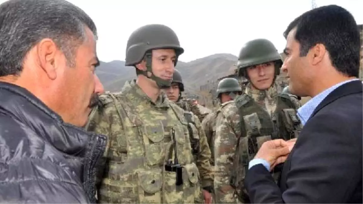 Asker, Dağlıca Bölgesine Gitmek İsteyen HDP\'lilere İzin Vermedi