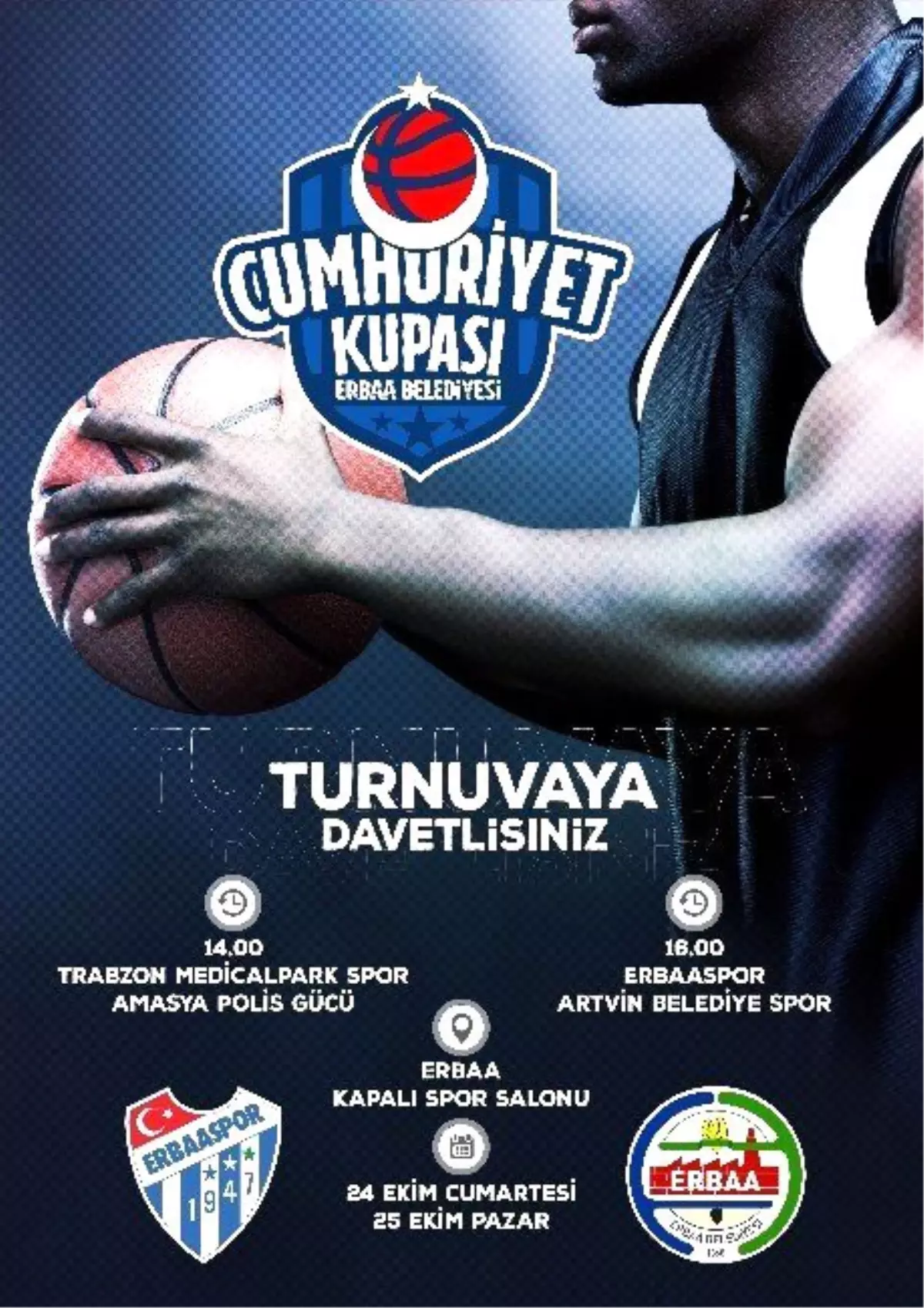Erbaa\'da Cumhuriyet Kupası Yapılacak