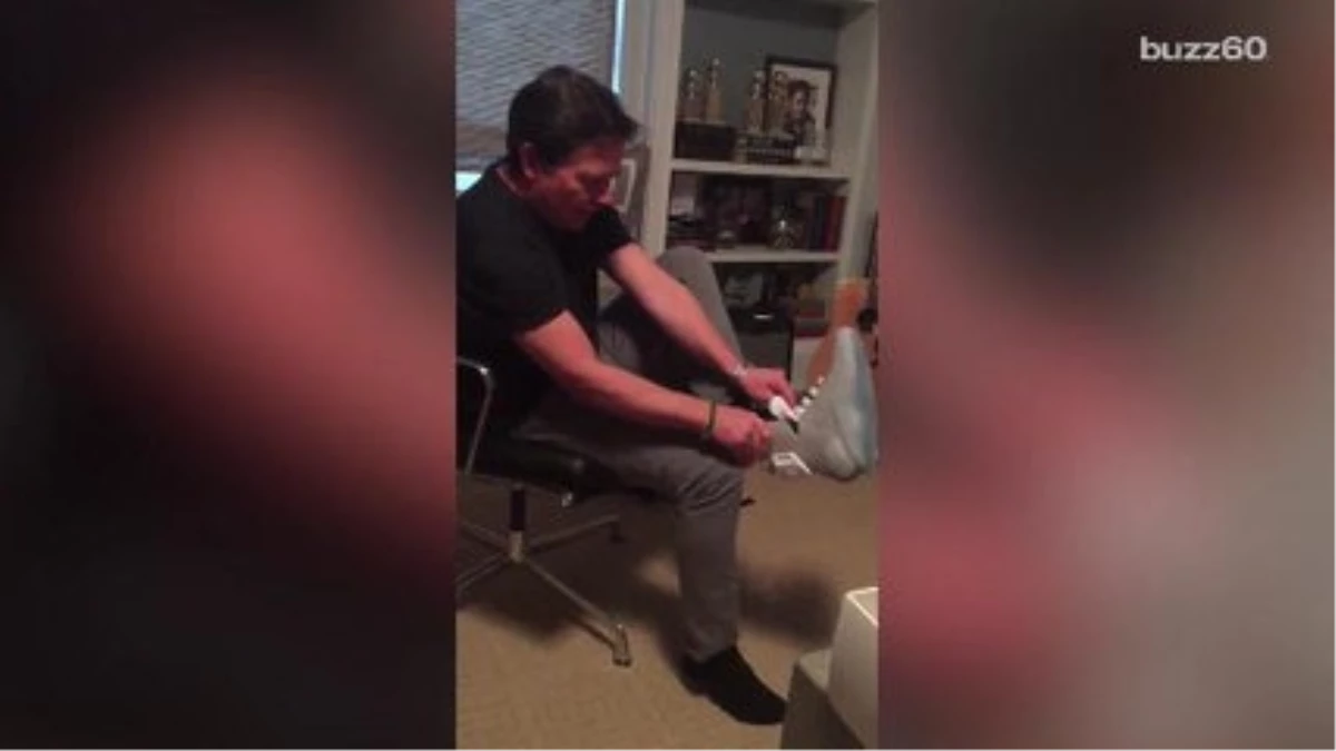 Michael J. Fox Tries On First Pair Of Nike \'Back To The Future\' Sneakers