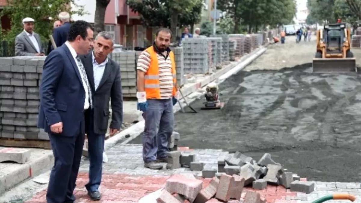 Atakum\'da Parke Yol Çalışması