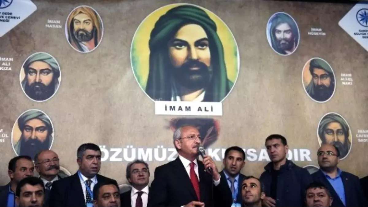 Kılıçdaroğlu, Garip Dede Dergahının İftarına Katıldı