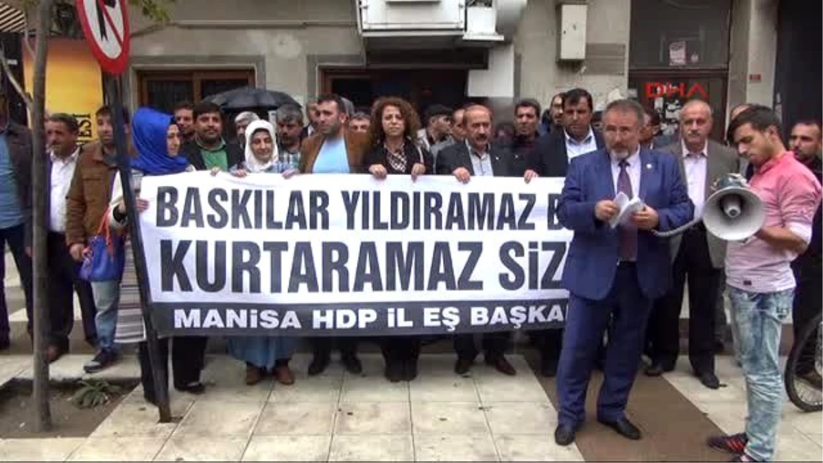 Manisa - Hdp\'den Manisa\'daki Tutuklamalara Tepki