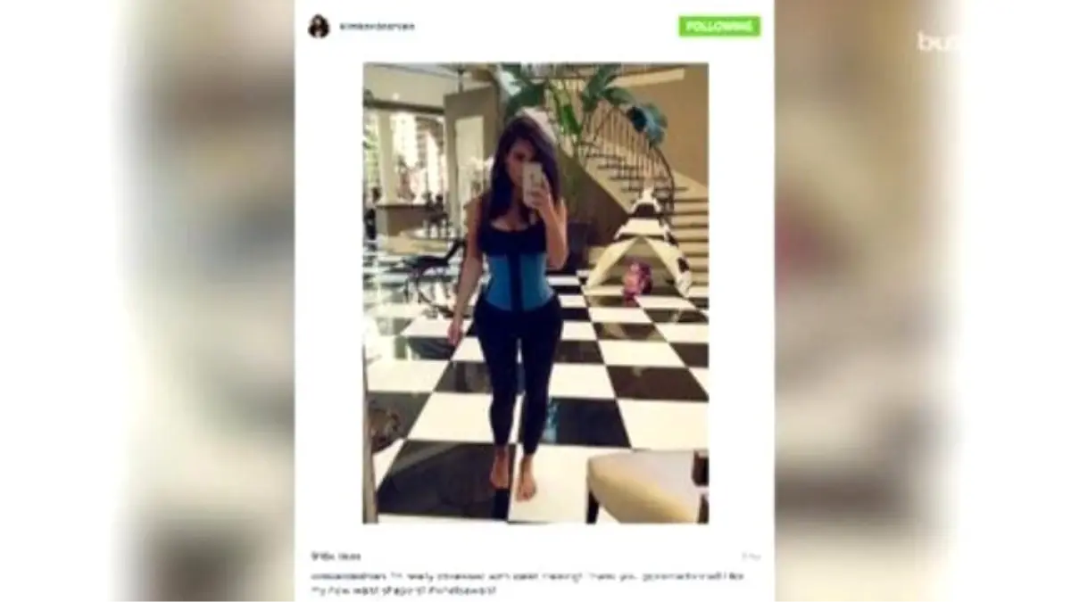 Waist Training İs The Hottest Trend, Thanks To Instagram And Kim Kardashian