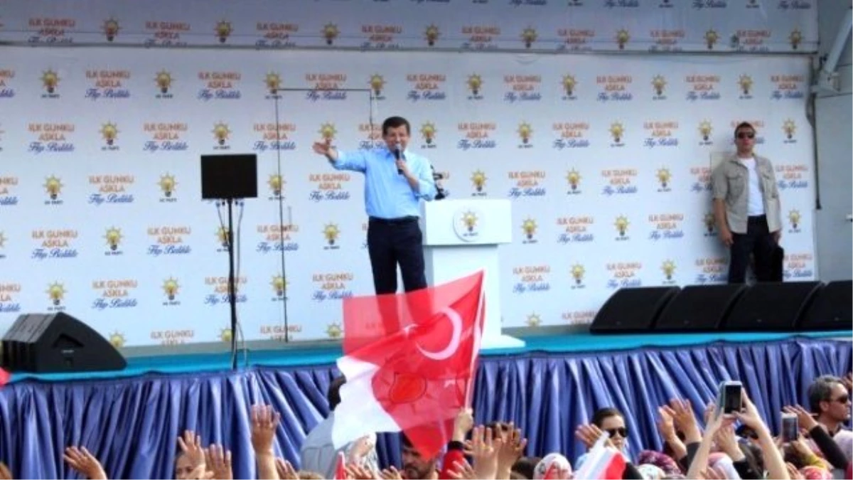 Başbakan Davutoğlu Ödemiş\'te Konuştu (2)