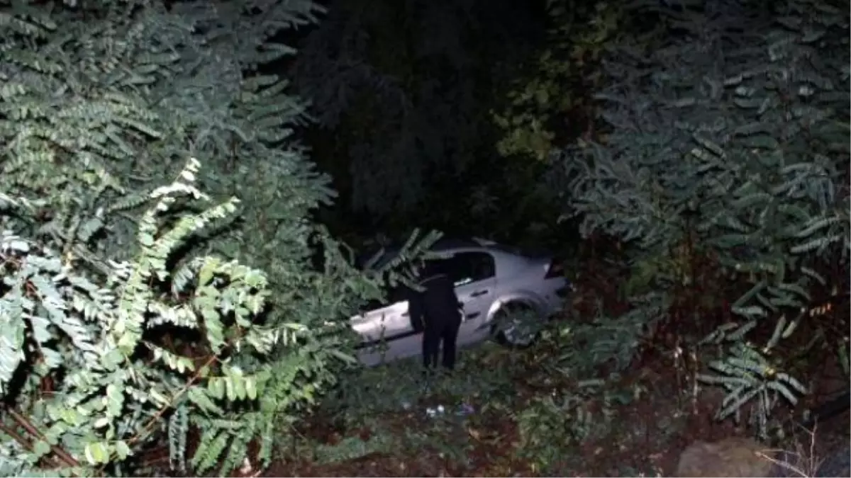 Ereğli\'de Otomobil Dereye Uçtu