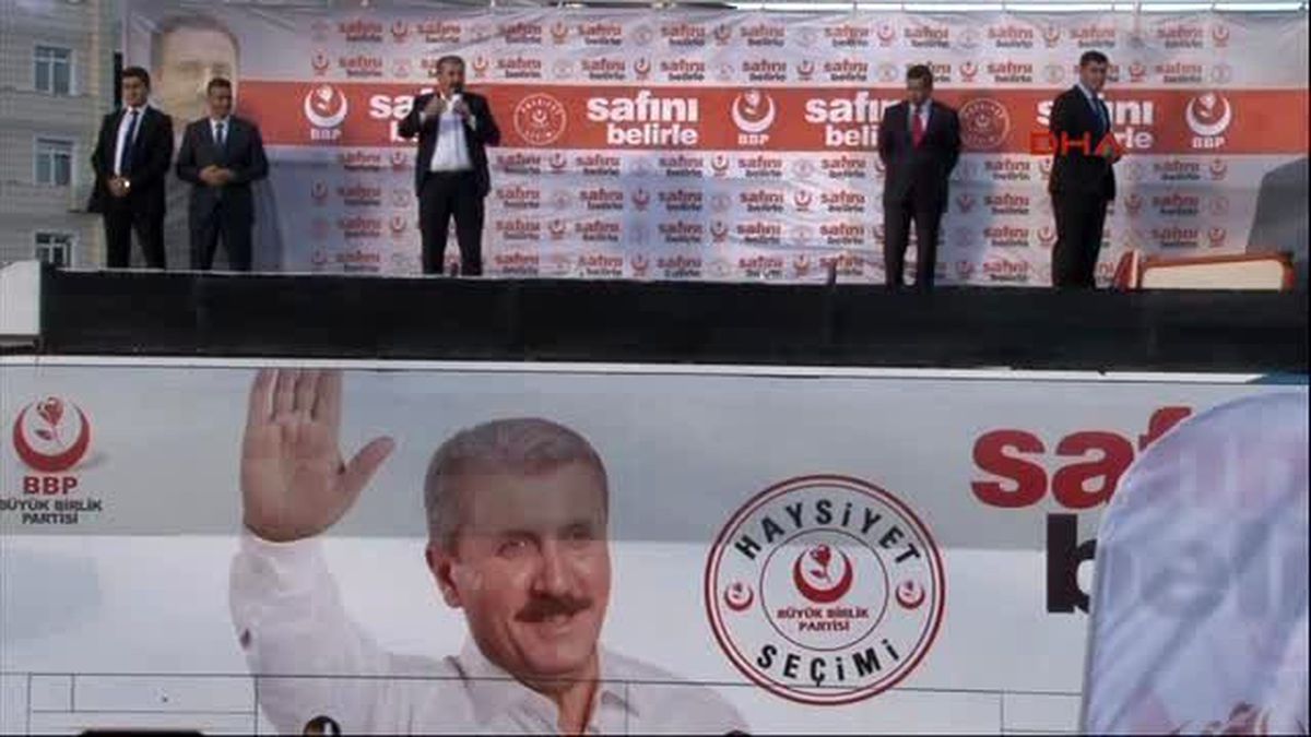 Kayseri - BBP Genel Başkanı Destici- Sayın Başbakan Buyrun Cizre\'ye, Bergama\'da Mitingi Herkes...