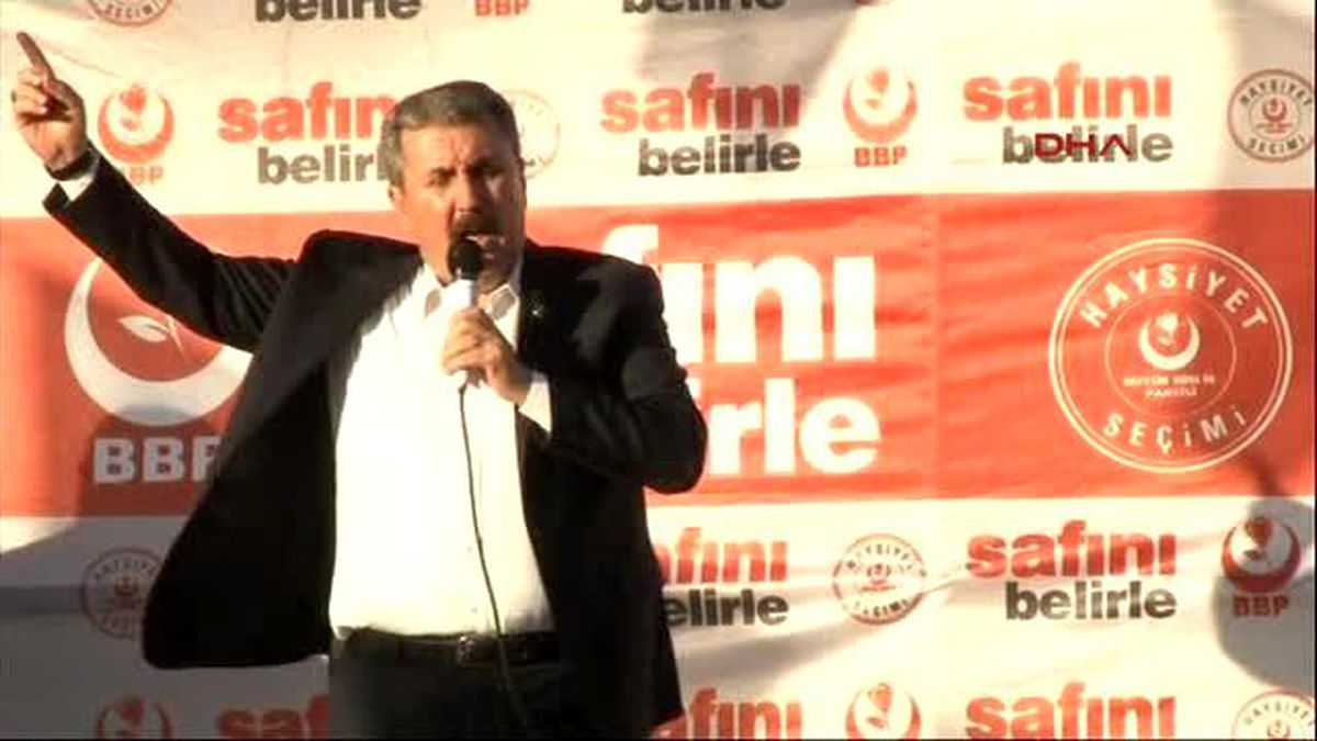 Kayseri - BBP Genel Başkanı Destici- Sayın Başbakan Buyrun Cizre\'ye, Bergama\'da Mitingi Herkes...