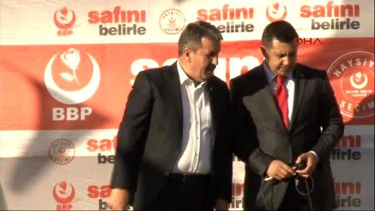 Kayseri - BBP Genel Başkanı Destici- Sayın Başbakan Buyrun Cizre\'ye, Bergama\'da Mitingi Herkes...