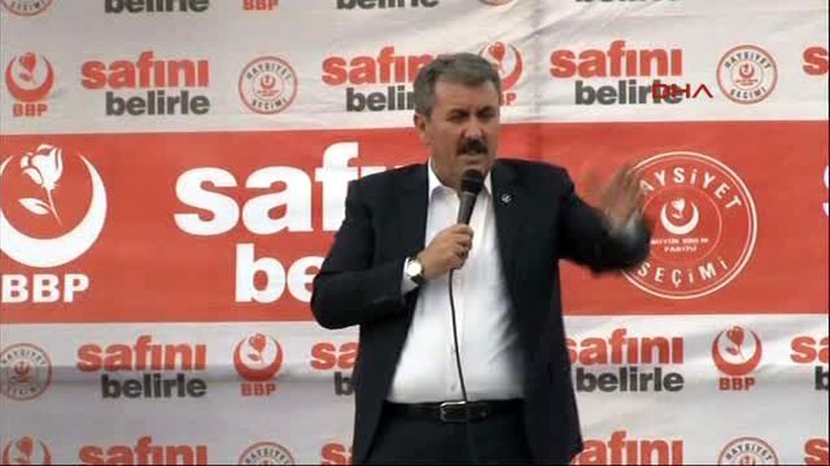 Kayseri - BBP Genel Başkanı Destici- Sayın Başbakan Buyrun Cizre\'ye, Bergama\'da Mitingi Herkes...
