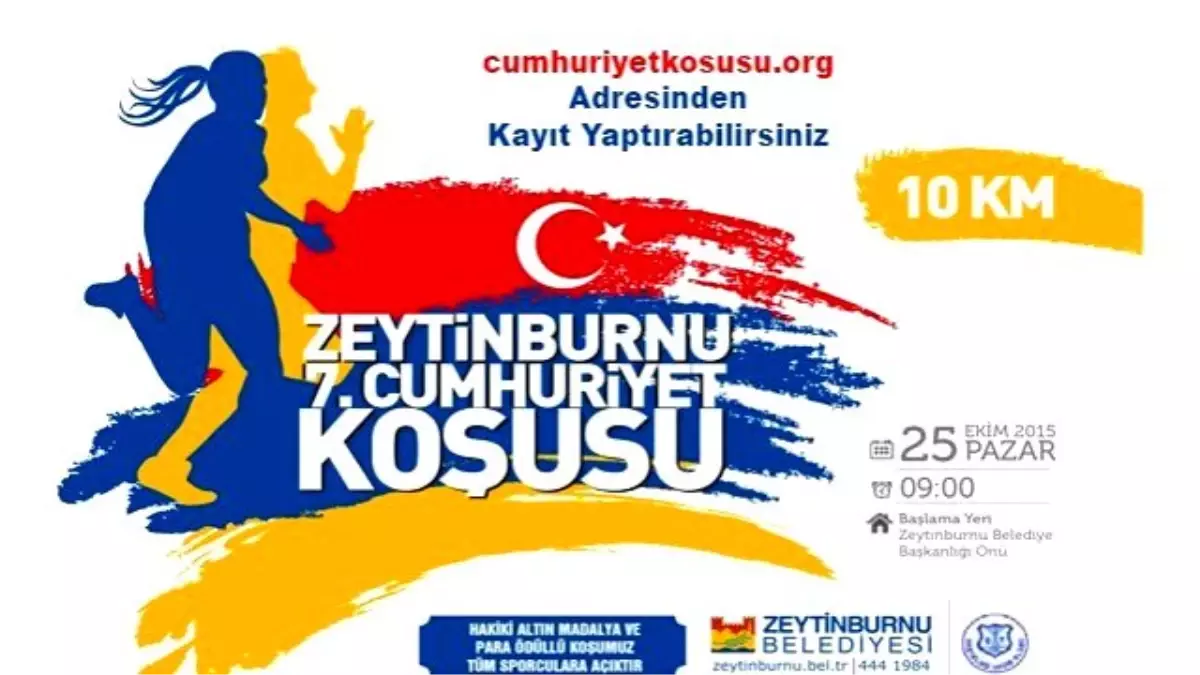 Zeytinburnu 7\'inci Cumhuriyet Koşusu Yarın Başlıyor