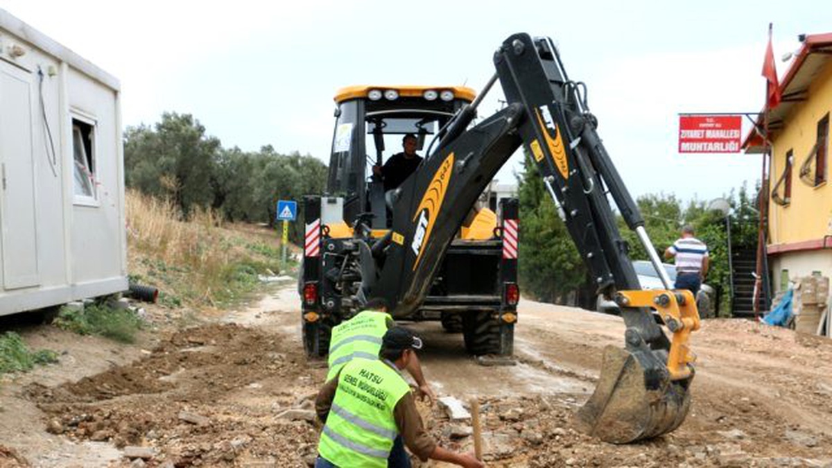 Ziyaret Mahallesi\'ne Kanalizasyon Hattı Döşendi