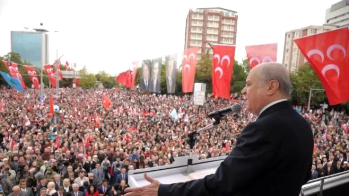 Bahçeli: Bombalar Patlıyor ve Bu AKP\'ye Yarıyorsa Azmettiren Bellidir