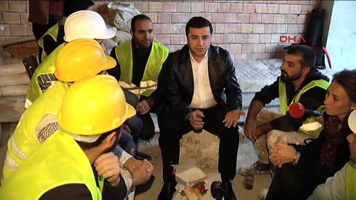 Demirtaş İnşaat İşçilerini Ziyaret Etti...