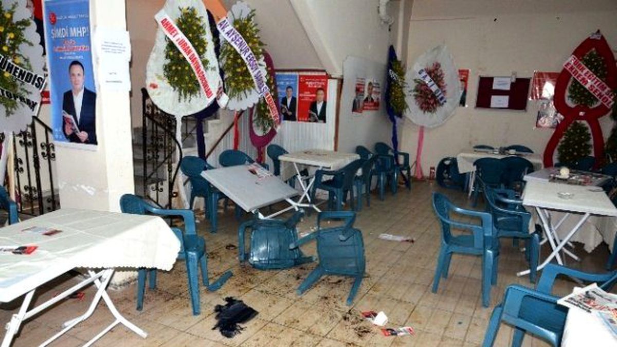 MHP Seçim Bürosuna Saldırı