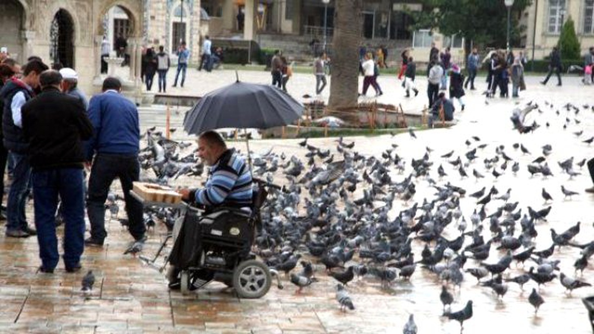 Sürücü, Para Nakil Aracı ile Konak Meydanı\'ndaki Kuşları Ezdi