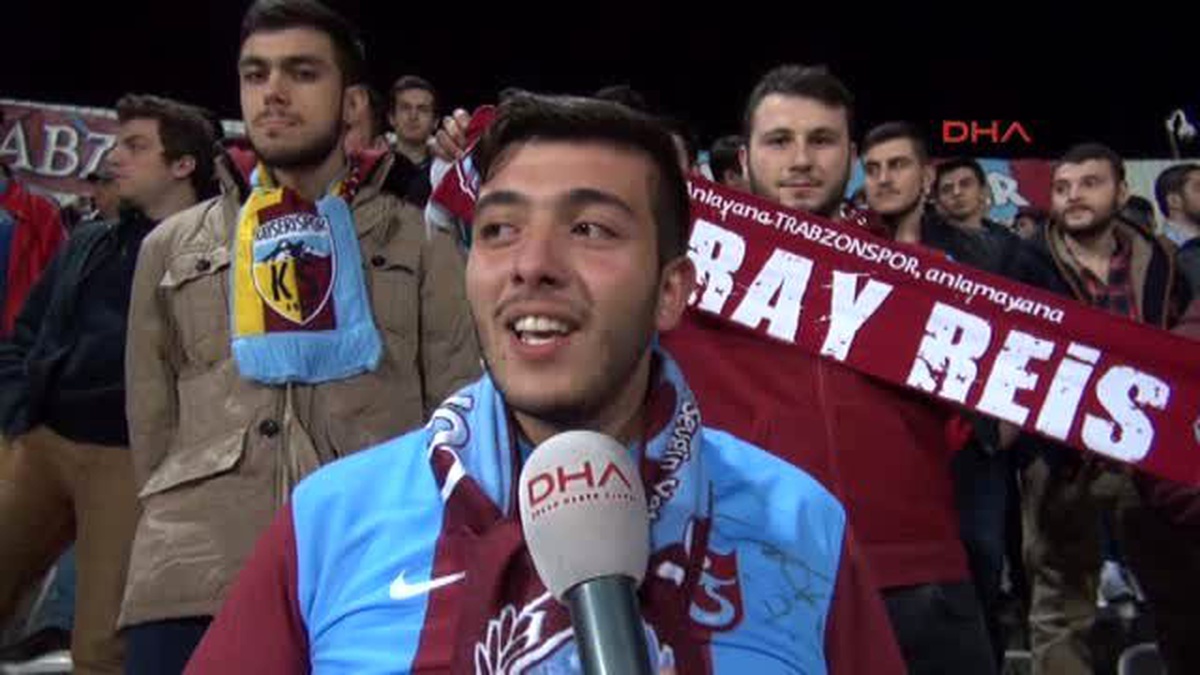 Trabzonspor\'dan Vefalı Taraftara Jest
