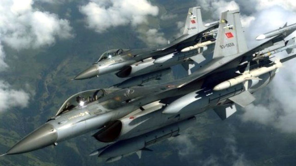 Türk F-16'lar, PYD'yi Vurdu